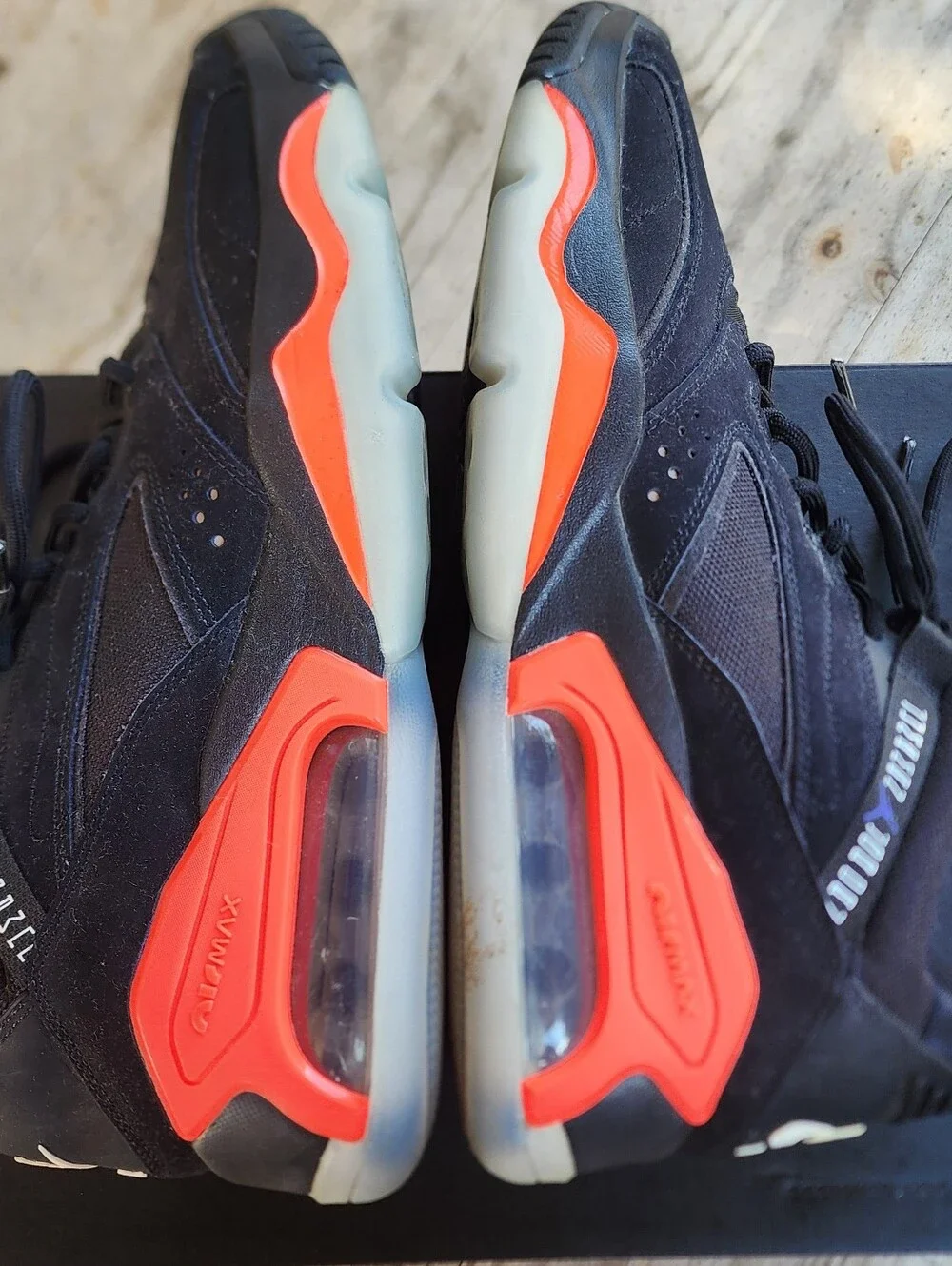 Jordan Point Lane Infrared Black Dark Concord Size 10.5 (OG Box)